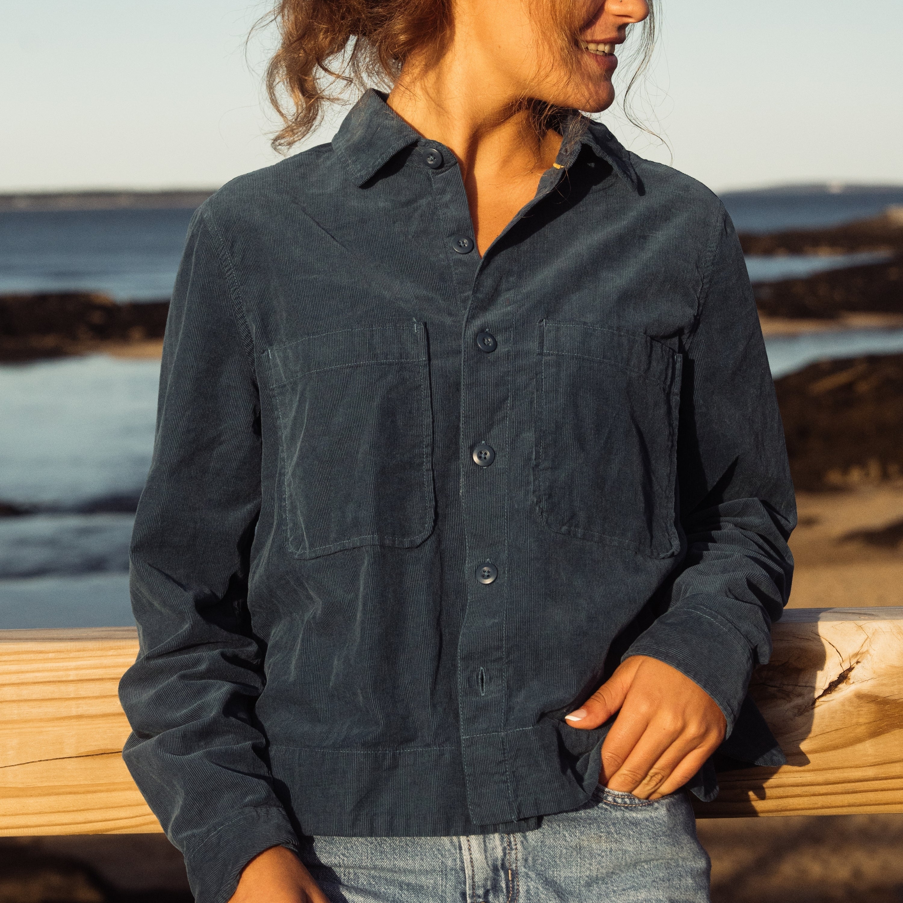 Women's Cody Cord Long Sleeve Button Up Shirt – Marsh Wear Clothing