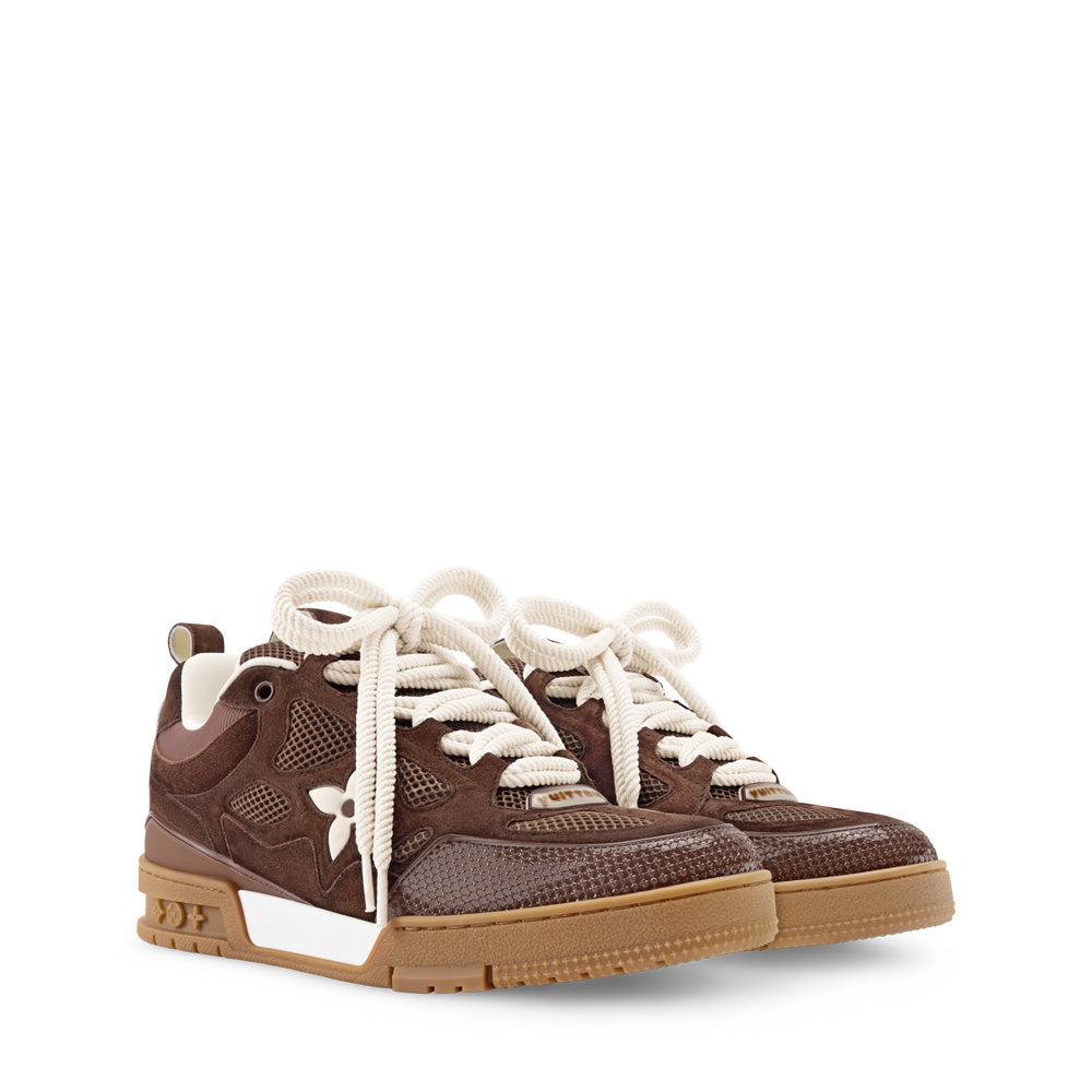 LV Skate Sneakers - Brown Chunky Low-Top Shoes