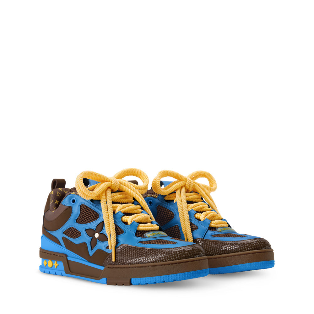 LV Skate Sneakers - Blue Chunky Low-Top Shoes