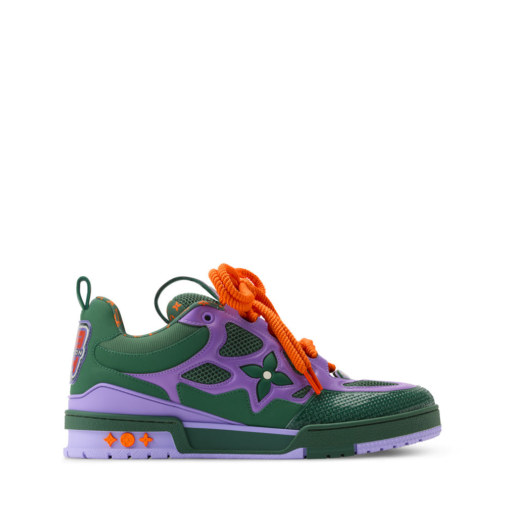 LV Skate Sneakers - Purple Chunky Low-Top Shoes