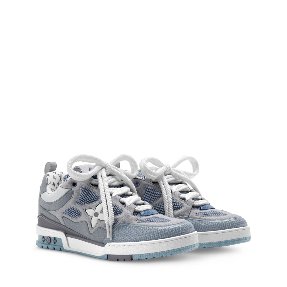 LV Skate Sneakers - Gray Chunky Low-Top Shoes