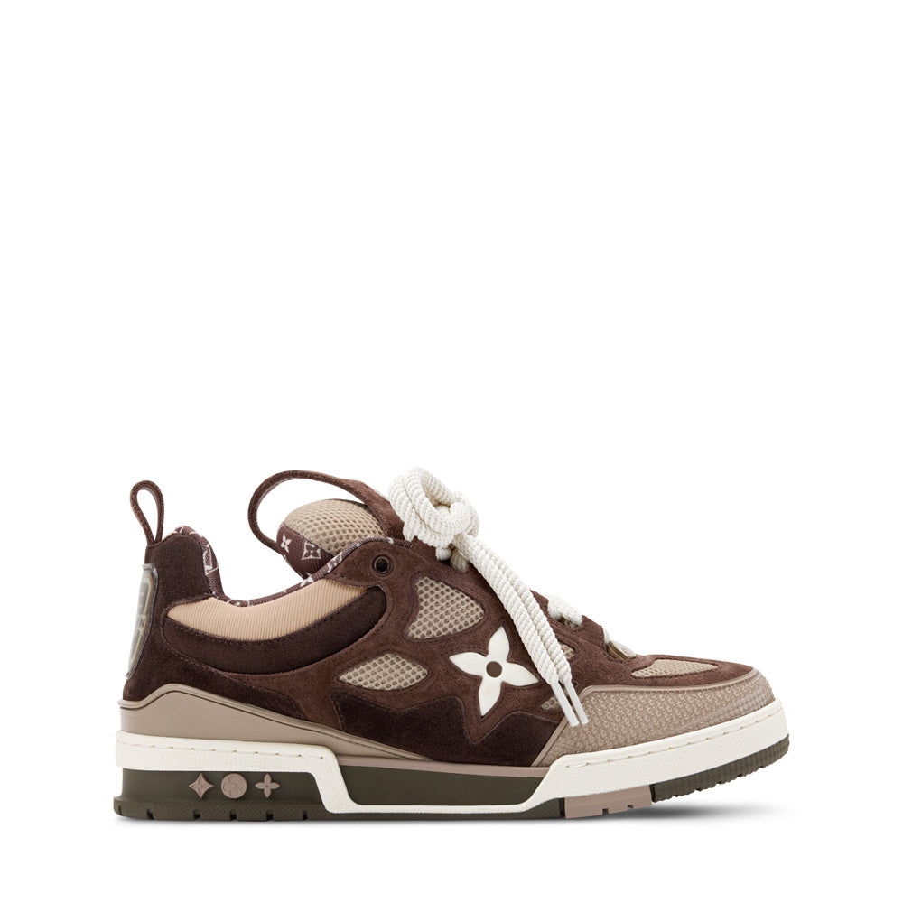 LV Skate Sneakers - Brown Chunky Low-Top Shoes