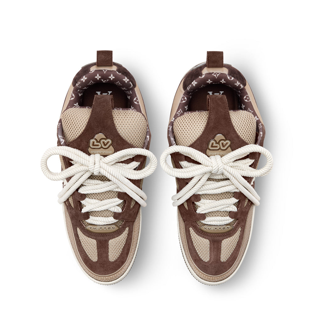 LV Skate Sneakers - Brown Chunky Low-Top Shoes