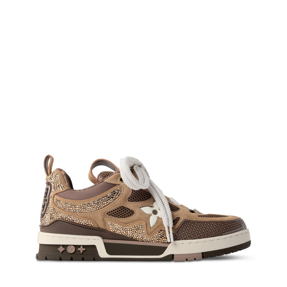 LV Skate Sneakers - Brown Chunky Low-Top Shoes