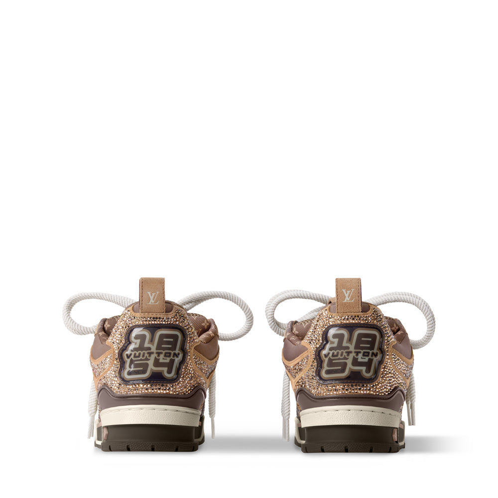 LV Skate Sneakers - Brown Chunky Low-Top Shoes
