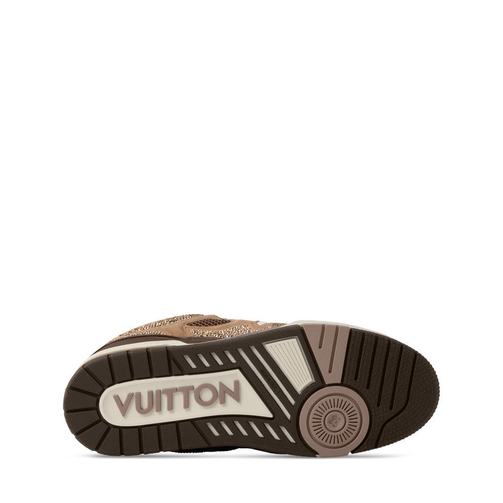 LV Skate Sneakers - Brown Chunky Low-Top Shoes