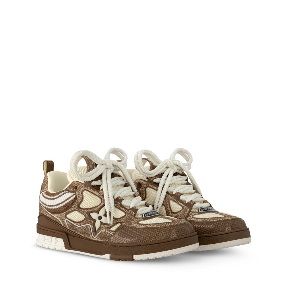 LV Skate Sneakers - Brown Chunky Low-Top Shoes