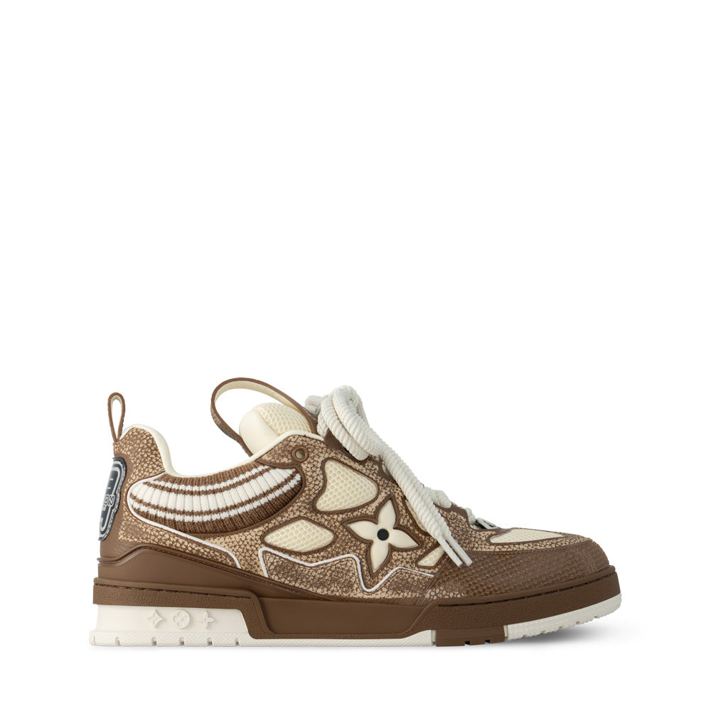 LV Skate Sneakers - Brown Chunky Low-Top Shoes