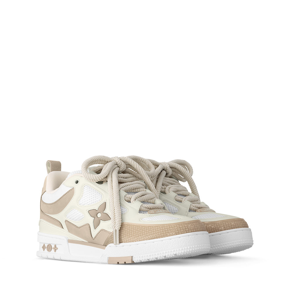 LV Skate Sneakers - Beige Chunky Low-Top Shoes