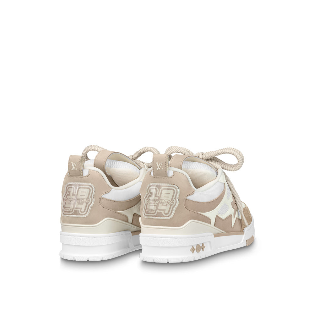 LV Skate Sneakers - Beige Chunky Low-Top Shoes