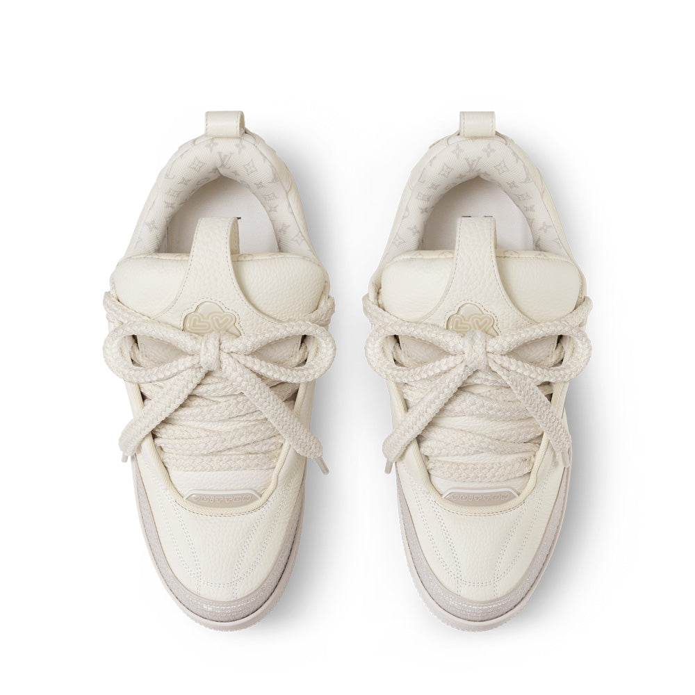 LV Skate Sneakers - White Chunky Low-Top Shoes