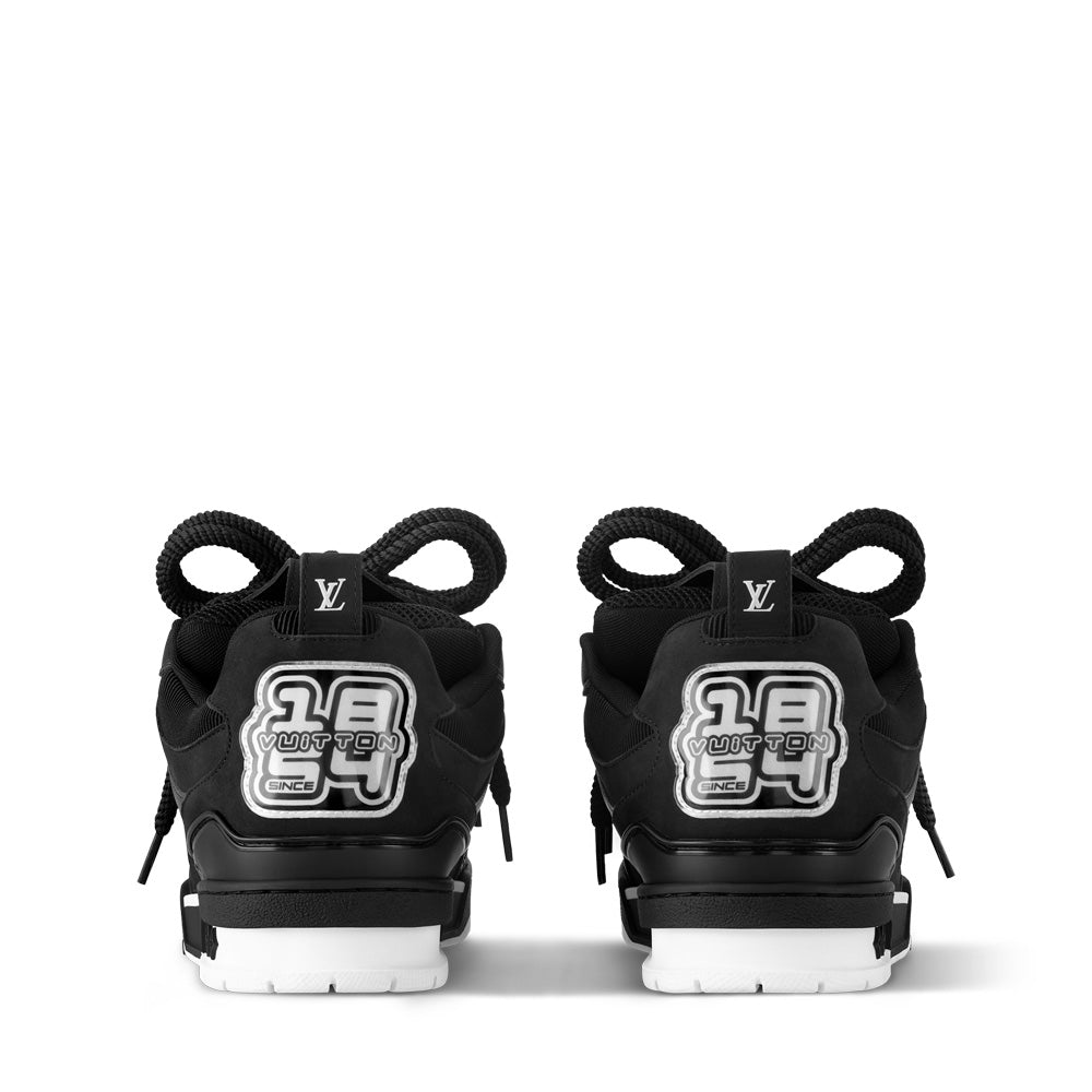 LV Skate Sneakers - Black Chunky Low-Top Shoes
