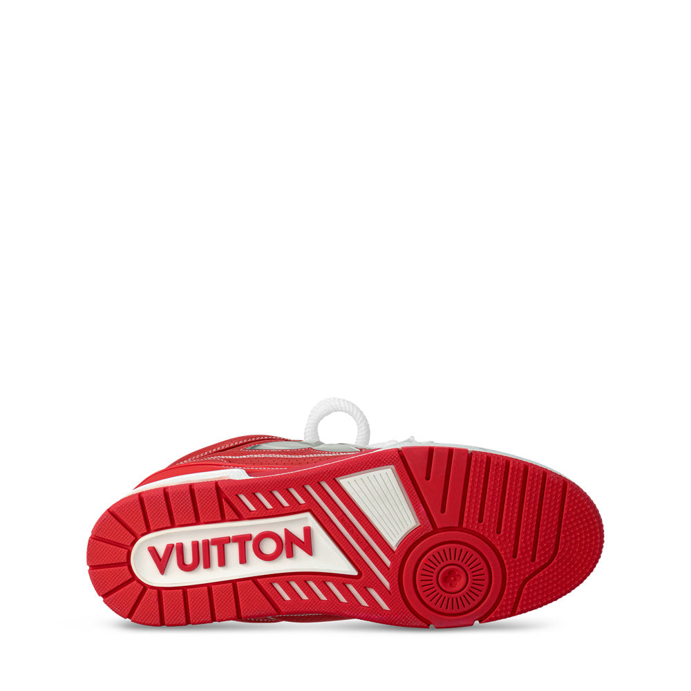 LV Skate Sneakers - Red Chunky Low-Top Shoes