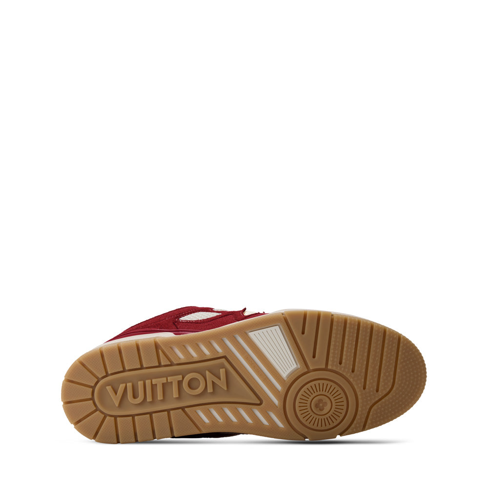 LV Skate Sneakers - Red Chunky Low-Top Shoes