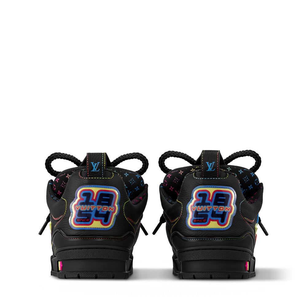 LV Skate Sneakers - Black Chunky Low-Top Shoes