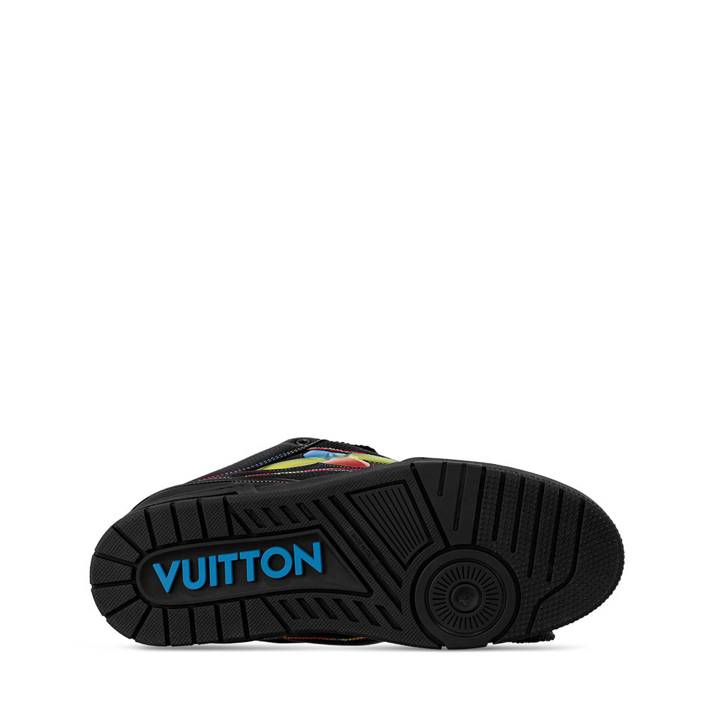 LV Skate Sneakers - Black Chunky Low-Top Shoes