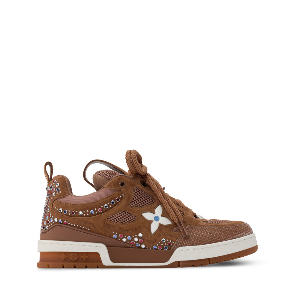 LV Skate Sneakers - Brown Chunky Low-Top Shoes