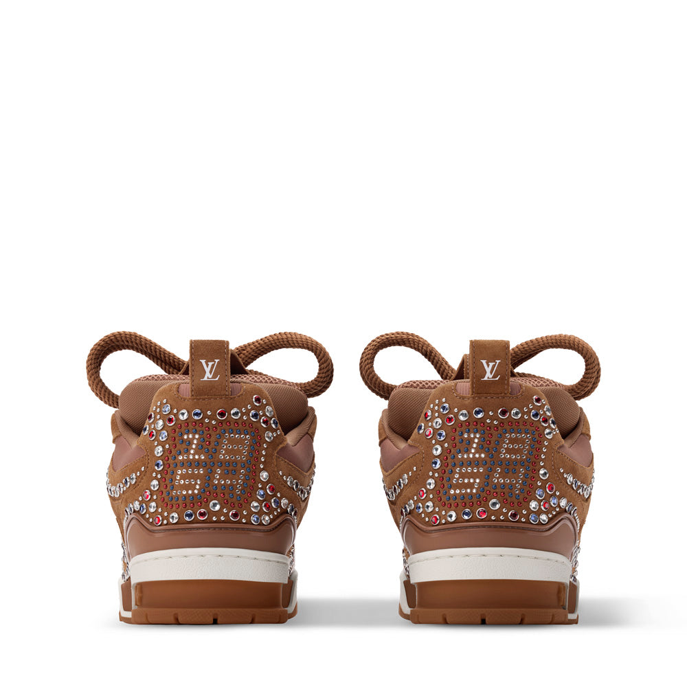 LV Skate Sneakers - Brown Chunky Low-Top Shoes