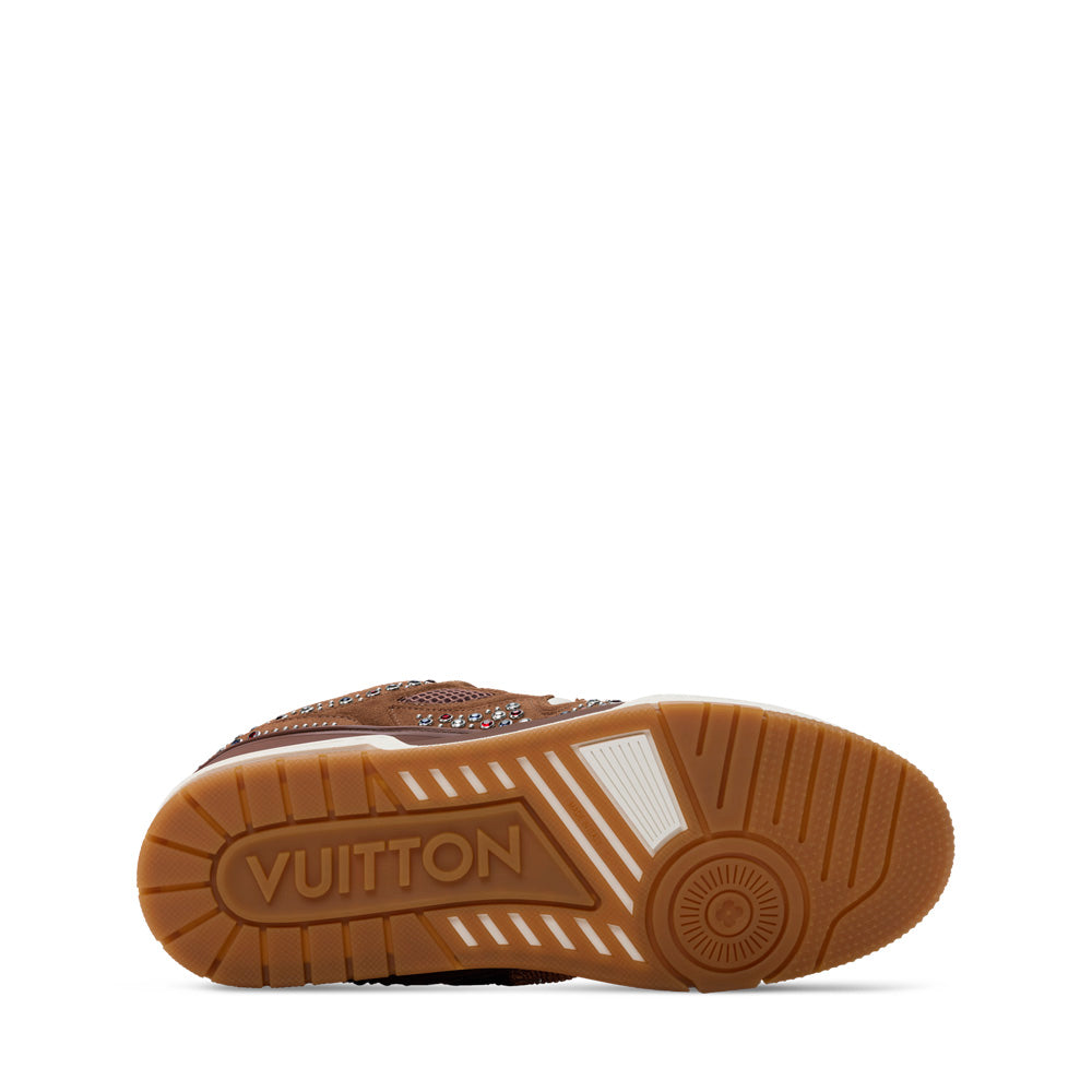 LV Skate Sneakers - Brown Chunky Low-Top Shoes