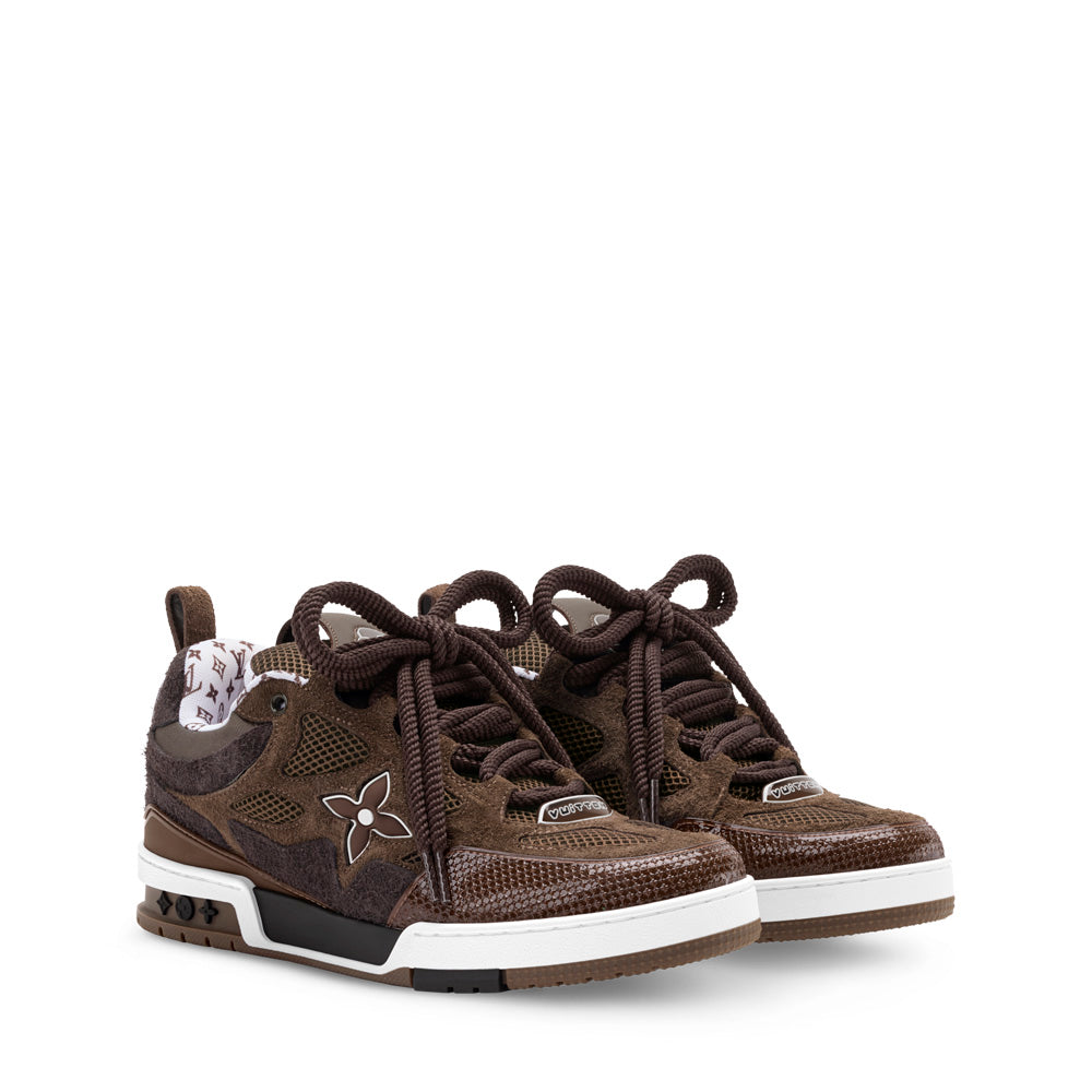 LV Skate Sneakers - Brown Chunky Low-Top Shoes