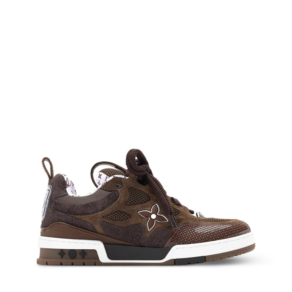 LV Skate Sneakers - Brown Chunky Low-Top Shoes