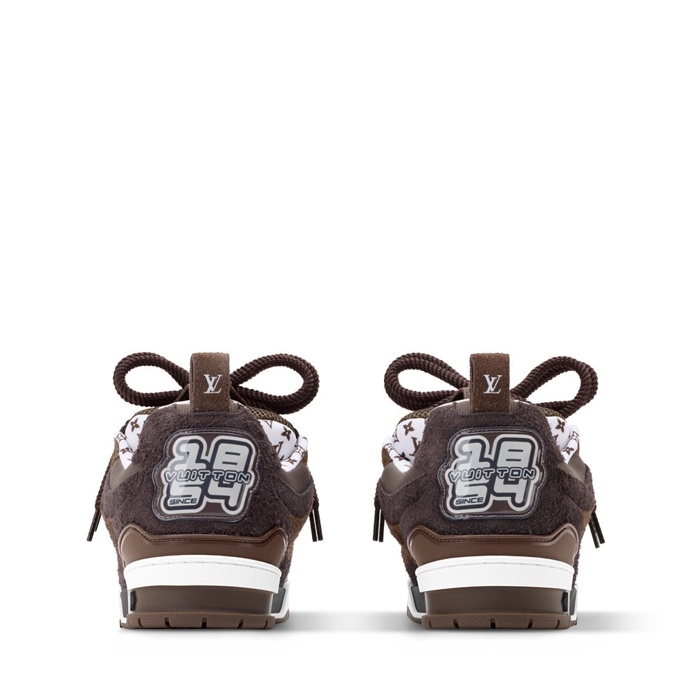 LV Skate Sneakers - Brown Chunky Low-Top Shoes