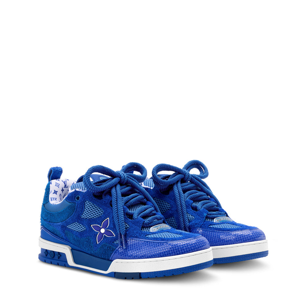LV Skate Sneakers - Blue Chunky Low-Top Shoes