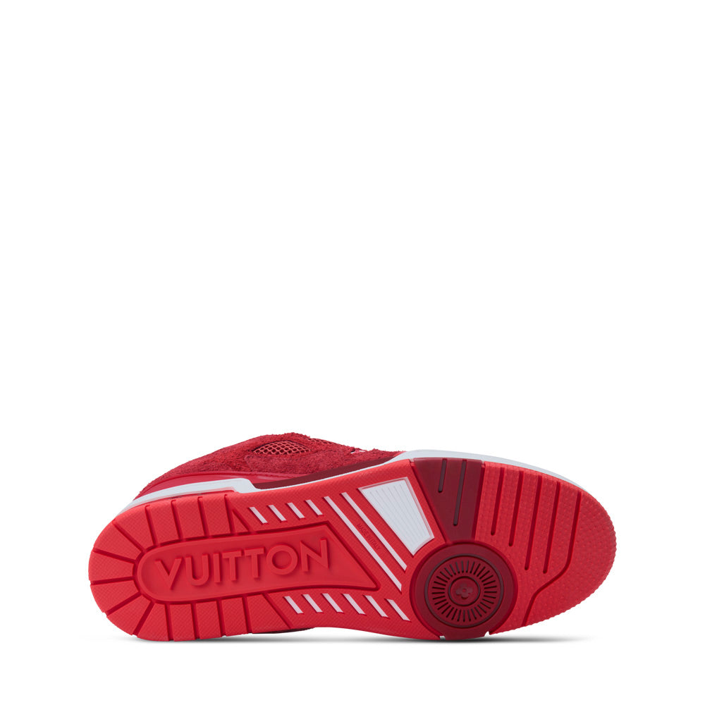 LV Skate Sneakers - Red Chunky Low-Top Shoes