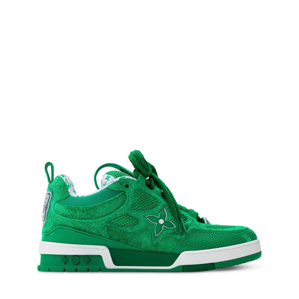 LV Skate Sneakers - Green Chunky Low-Top Shoes