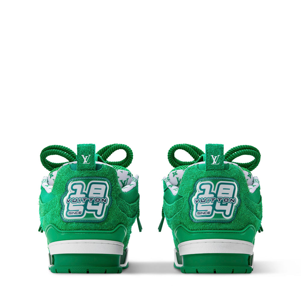 LV Skate Sneakers - Green Chunky Low-Top Shoes
