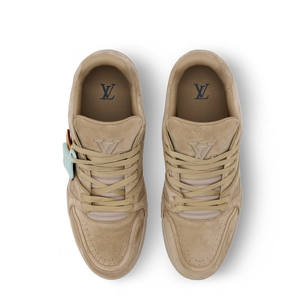 LV Trainer Sneakers - Khaki Colorway