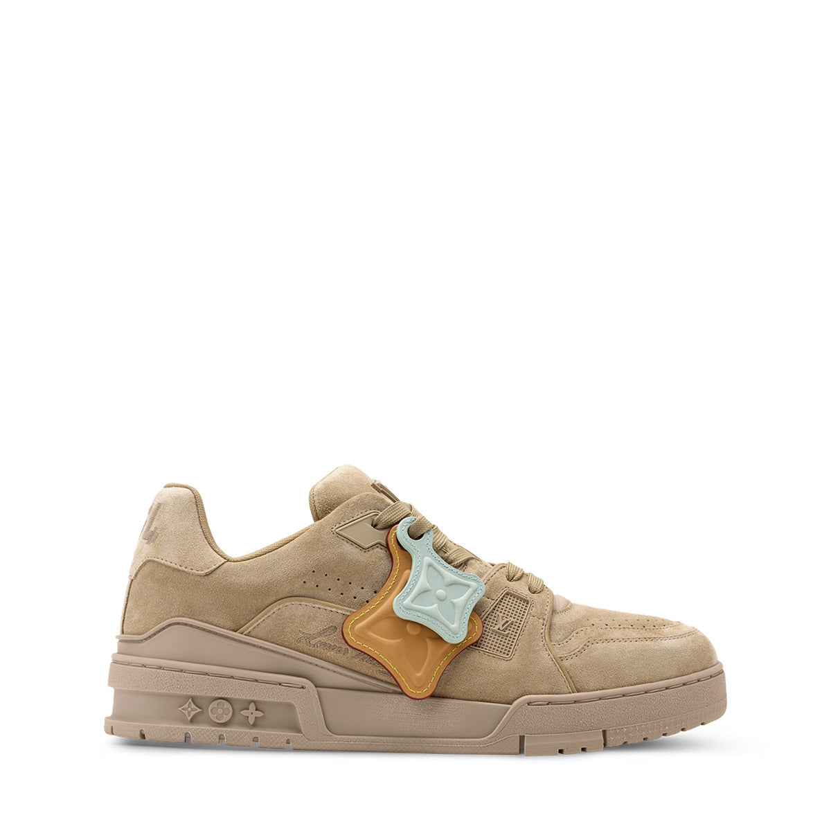 LV Trainer Sneakers - Khaki Colorway