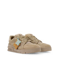 LV Trainer Sneakers - Khaki Colorway