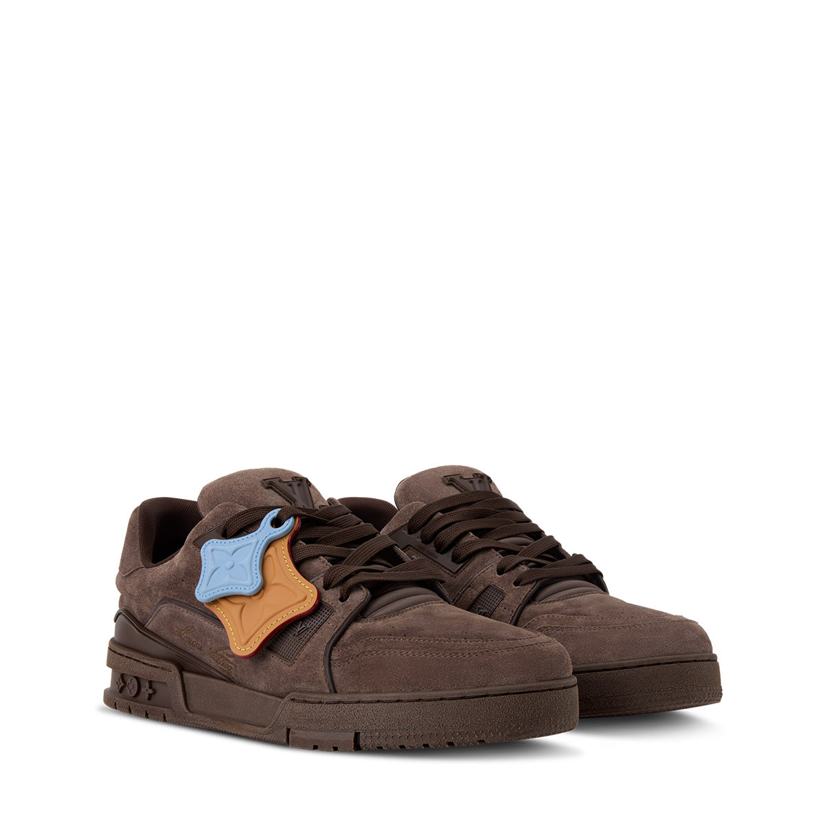 LV Trainer Sneakers - Brown Colorway