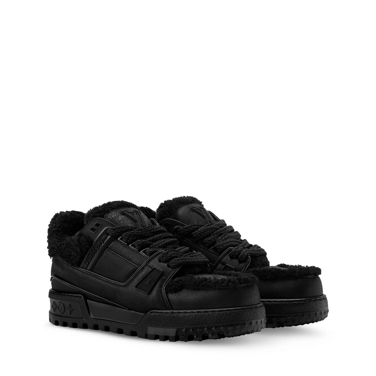 LV Trainer Sneakers - Black Colorway