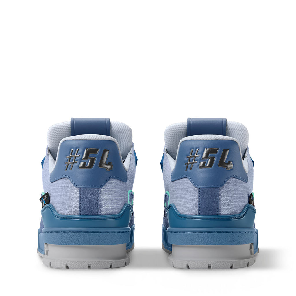 LV Trainer Sneakers - Blue Colorway