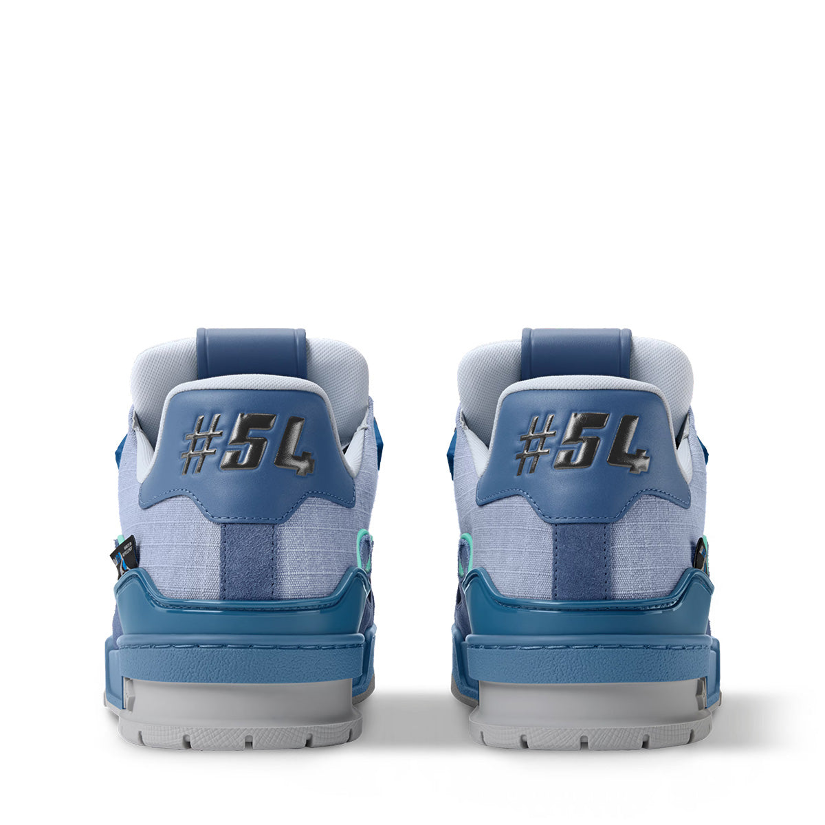 LV Trainer Sneakers - Blue Colorway