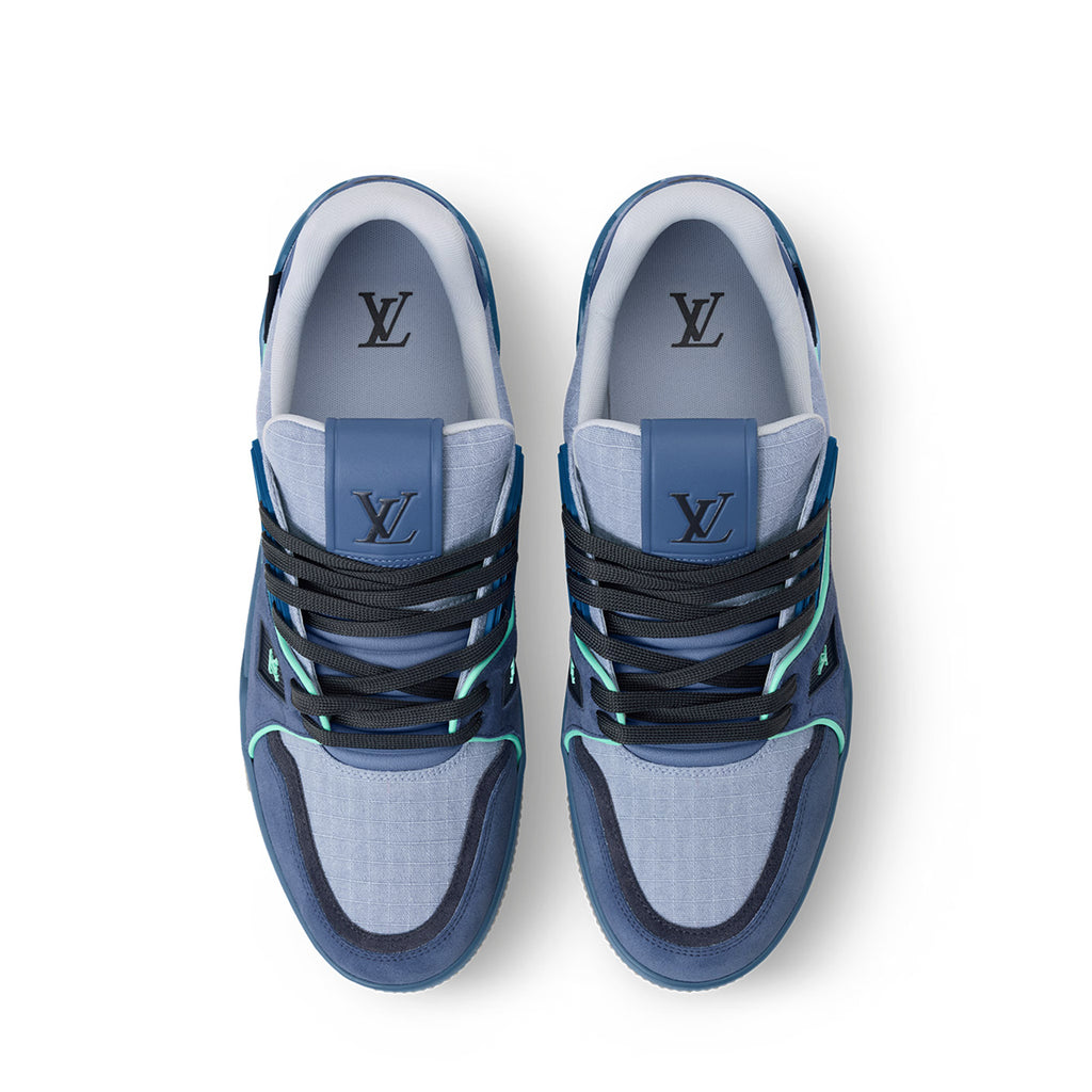 LV Trainer Sneakers - Blue Colorway