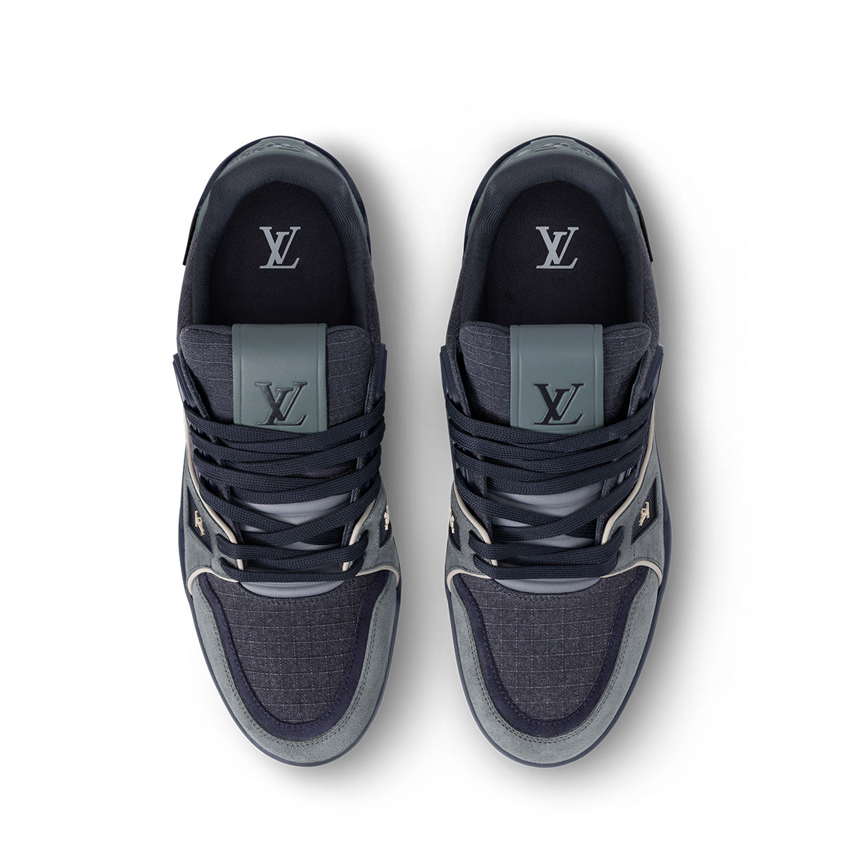 LV Trainer Sneakers - Dark Grey Colorway