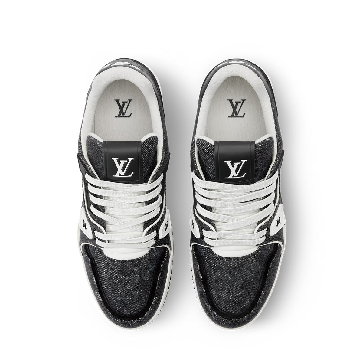 LV Trainer Sneakers - Black Colorway
