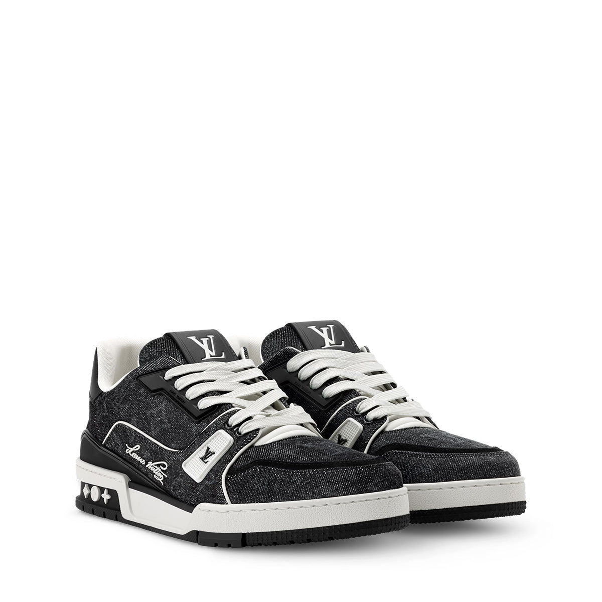LV Trainer Sneakers - Black Colorway