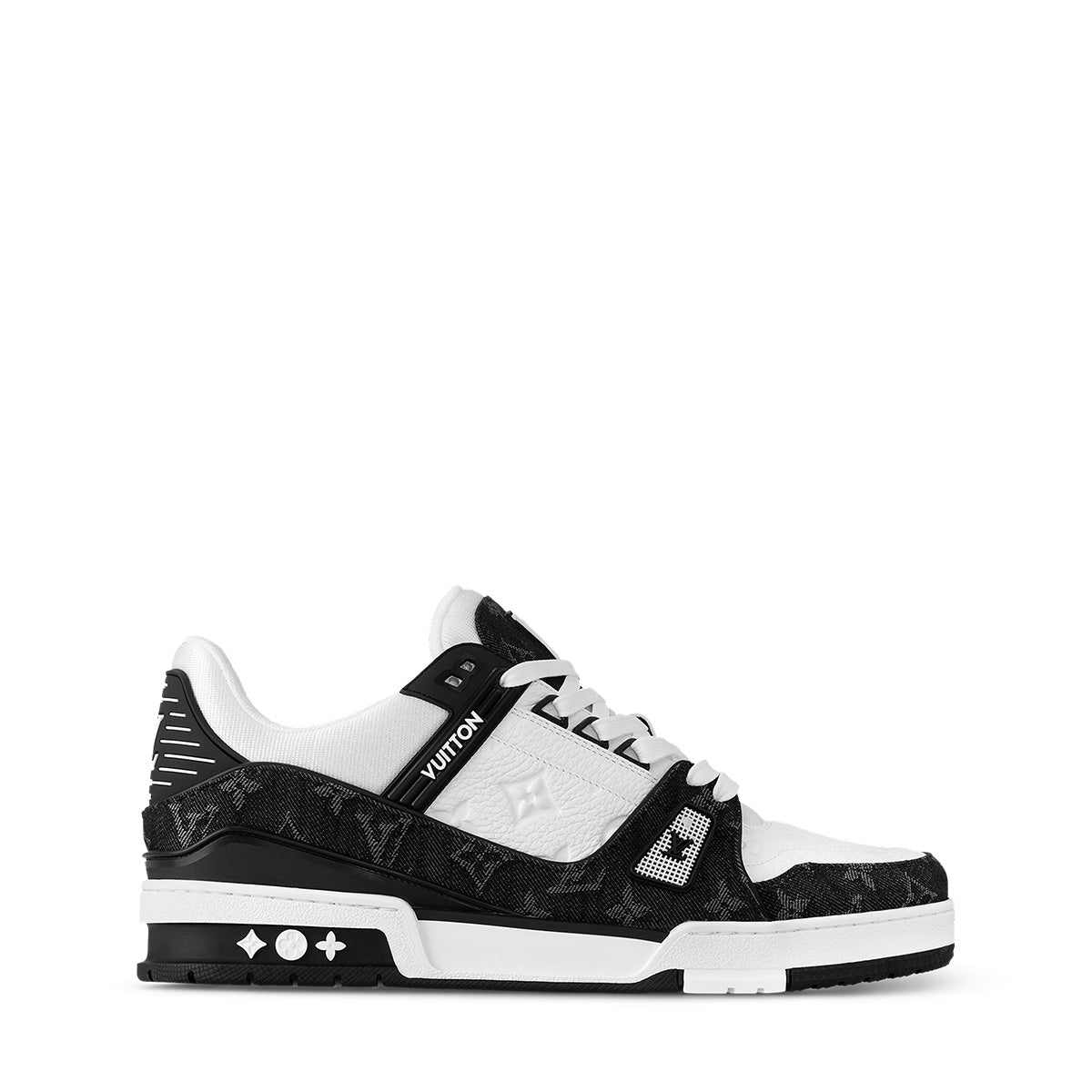 LV Trainer Sneakers - Black & White Colorway
