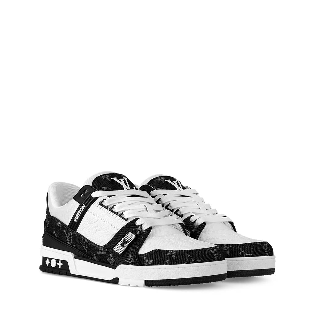 LV Trainer Sneakers - Black & White Colorway