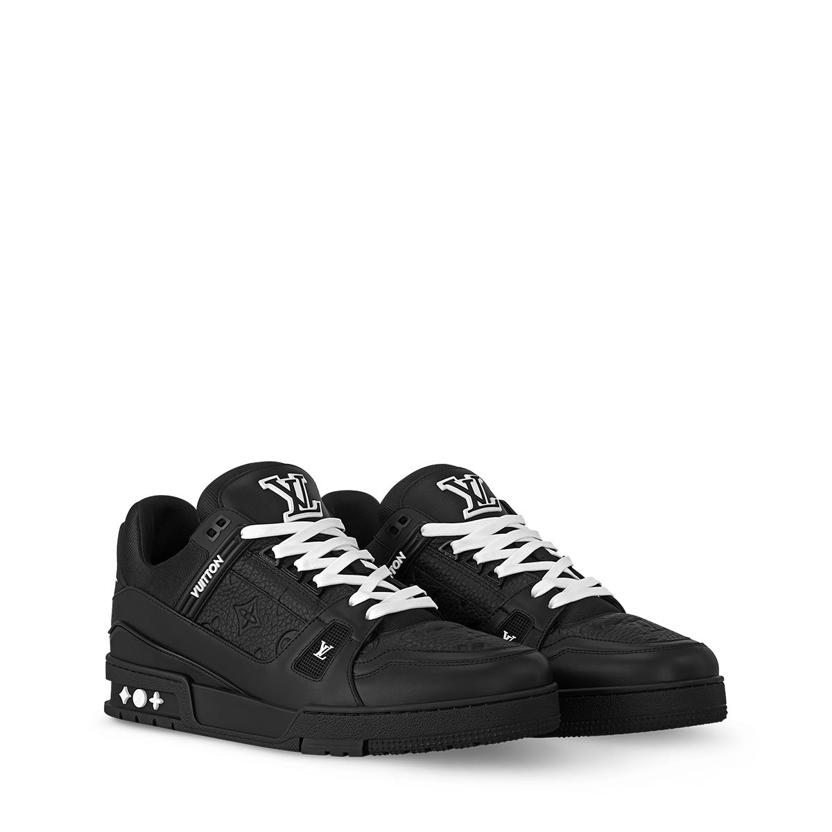 LV Trainer Sneakers - Black Colorway