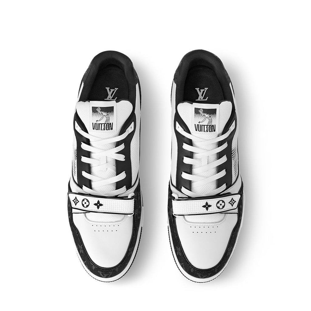 LV Trainer Sneakers - Black & White Colorway