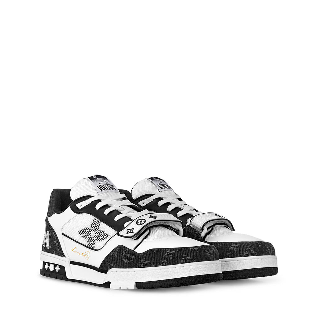 LV Trainer Sneakers - Black & White Colorway