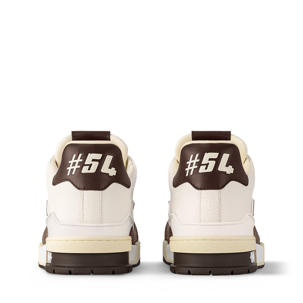 LV Trainer Sneakers - White & Khaki Colorway