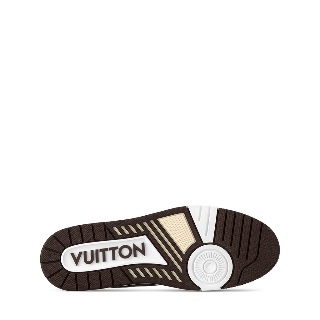 LV Trainer Sneakers - White & Khaki Colorway