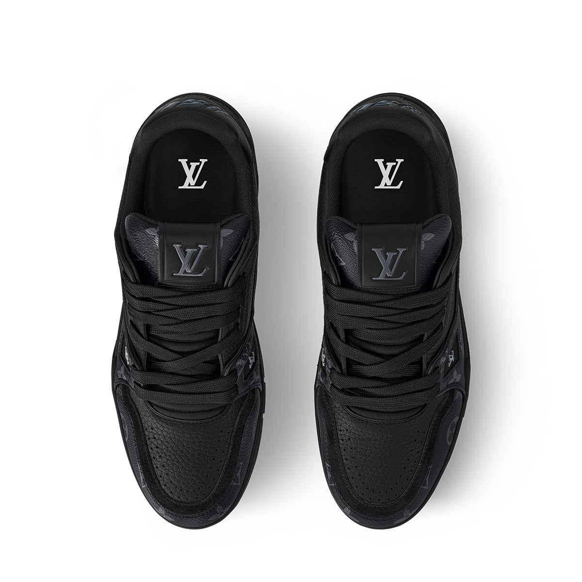 LV Trainer Sneakers - Black Colorway