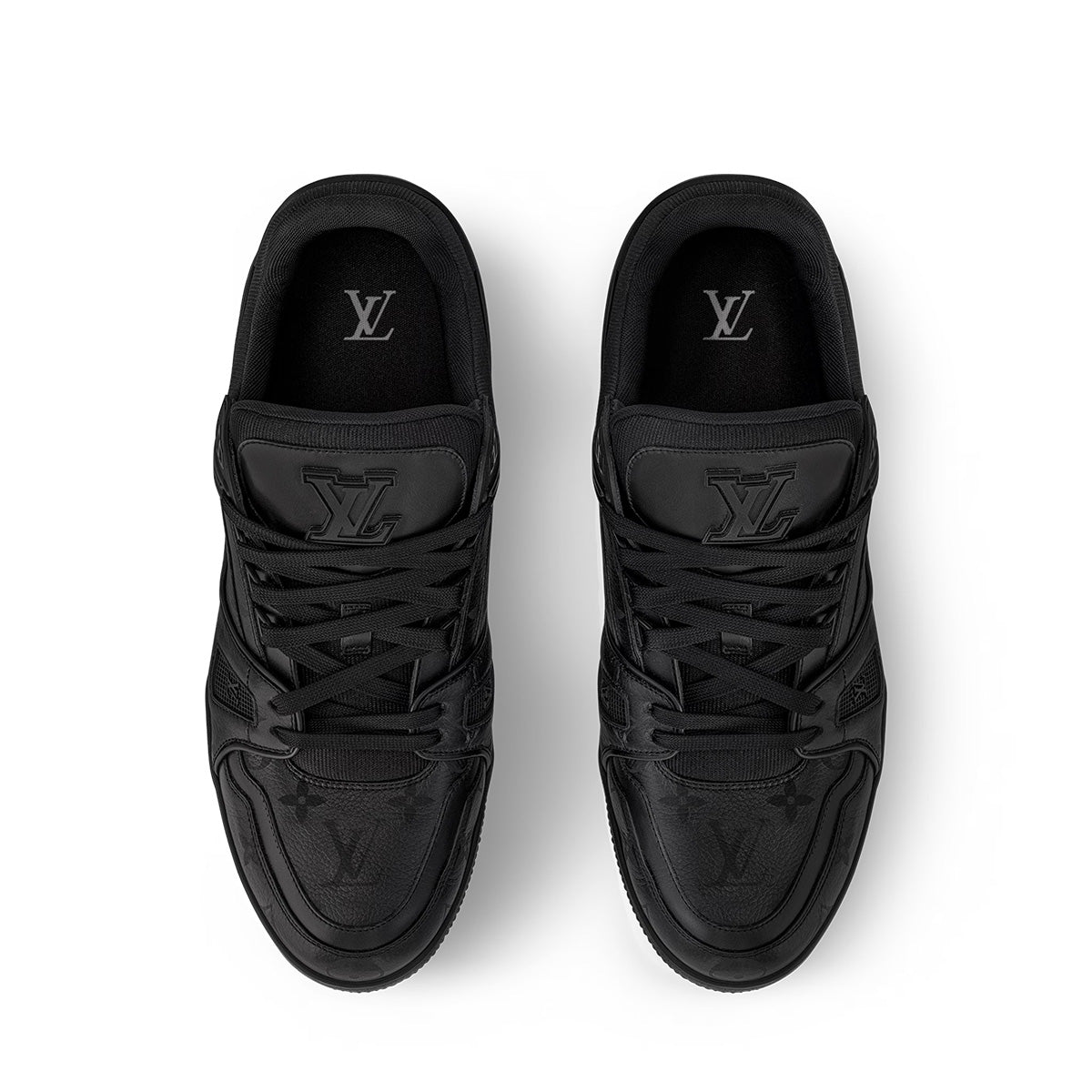 LV Trainer Sneakers - Black Colorway